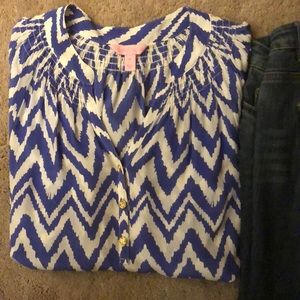 Lilly Pulitzer Tops - Lilly Pulitzer silk blouse Lilly Pulitzer Tops - Lilly Pulitzer silk blouse